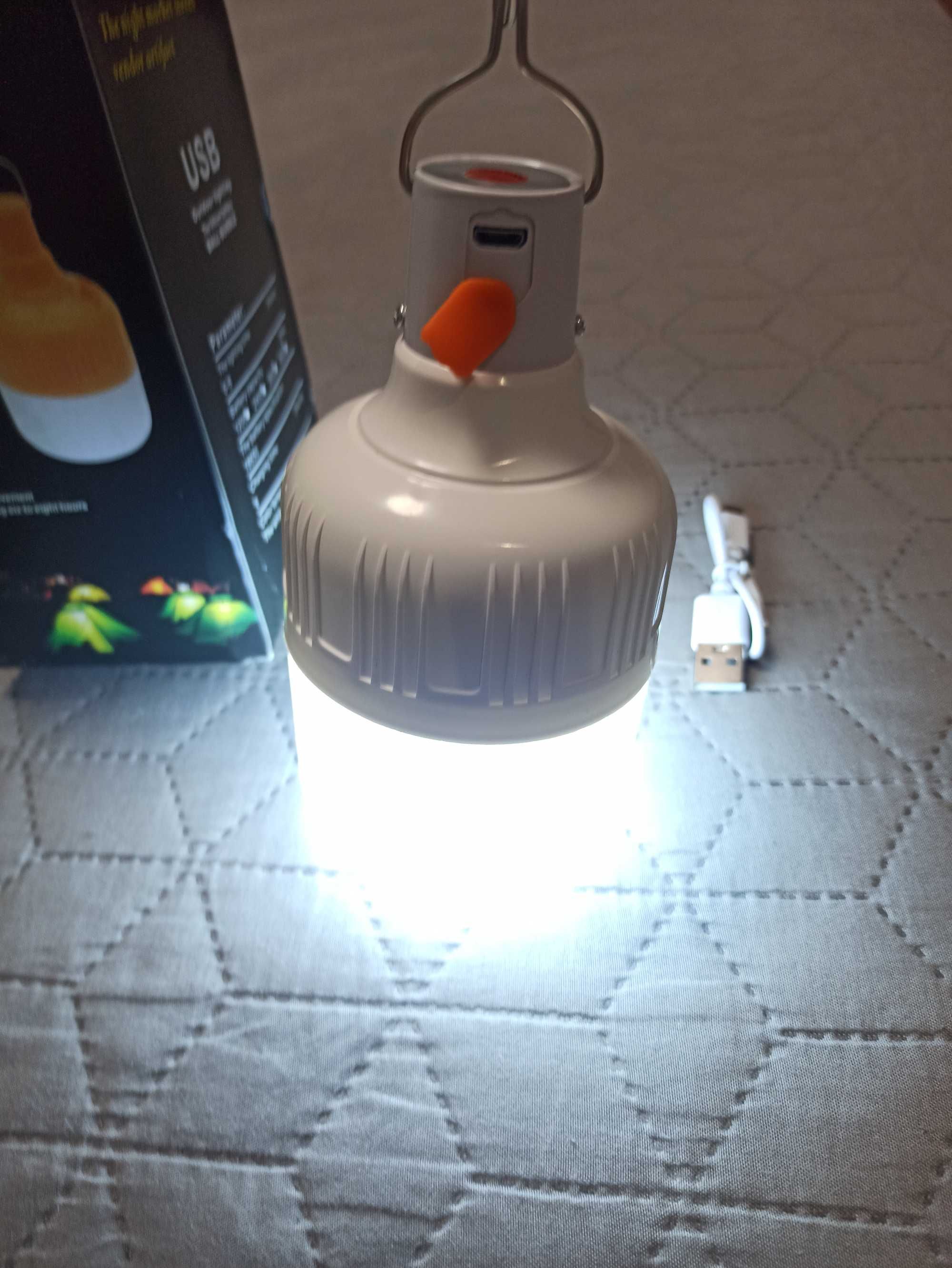 Лед лампа с аккумулятором