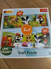 Puzzle- dwa rysunki- świeżaki