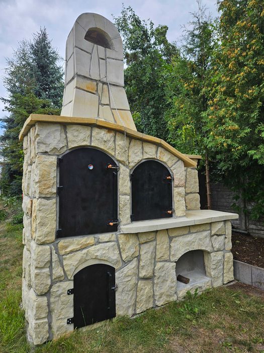 wędzarnia, grill murowany