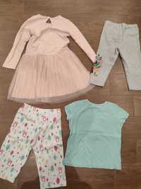 Ciuchy ciuszki ubrania ubranka dla dziewczynki 110-116