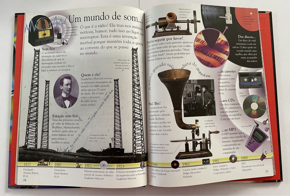 Invenções de DK Mundo Fantástico. Abre os teus olhos e descobre o Mundo