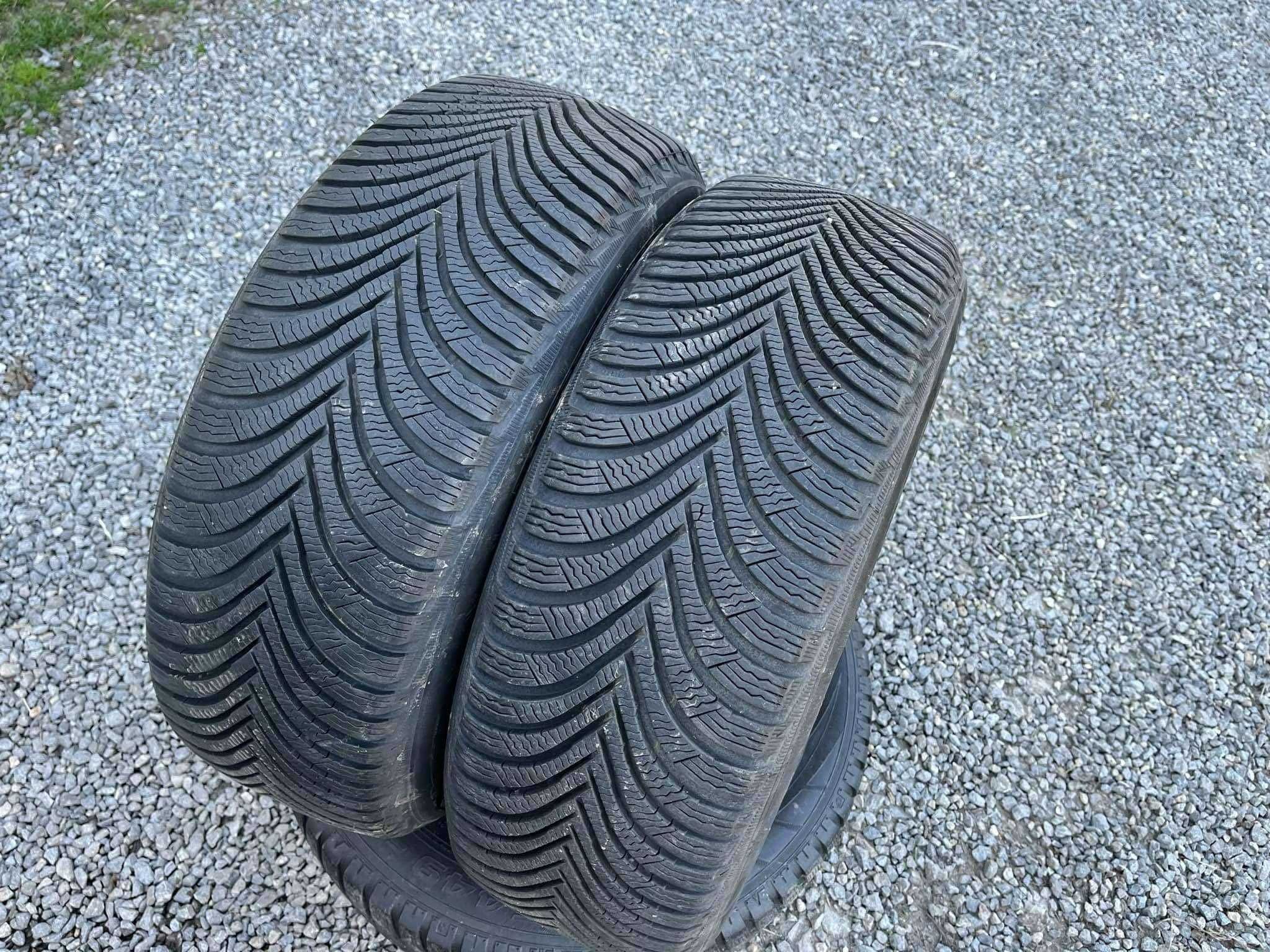 Opony 205/55R16 Michelin Alpin 5 Zima 2sztuki 7,34mm bieżnika