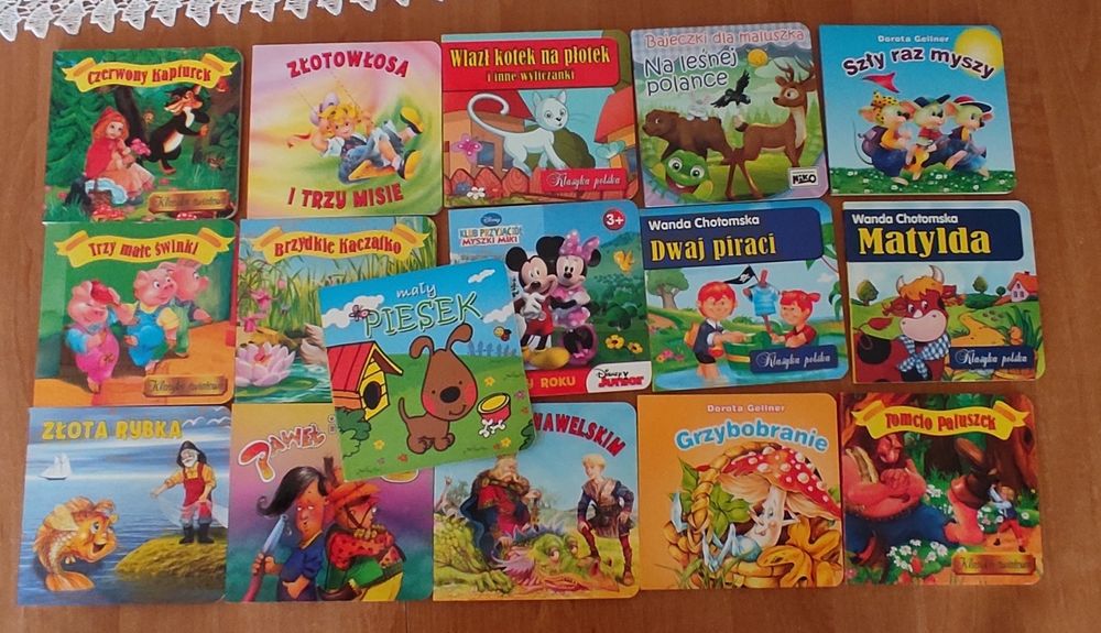 Książeczki dla maluchów w twardej okładce