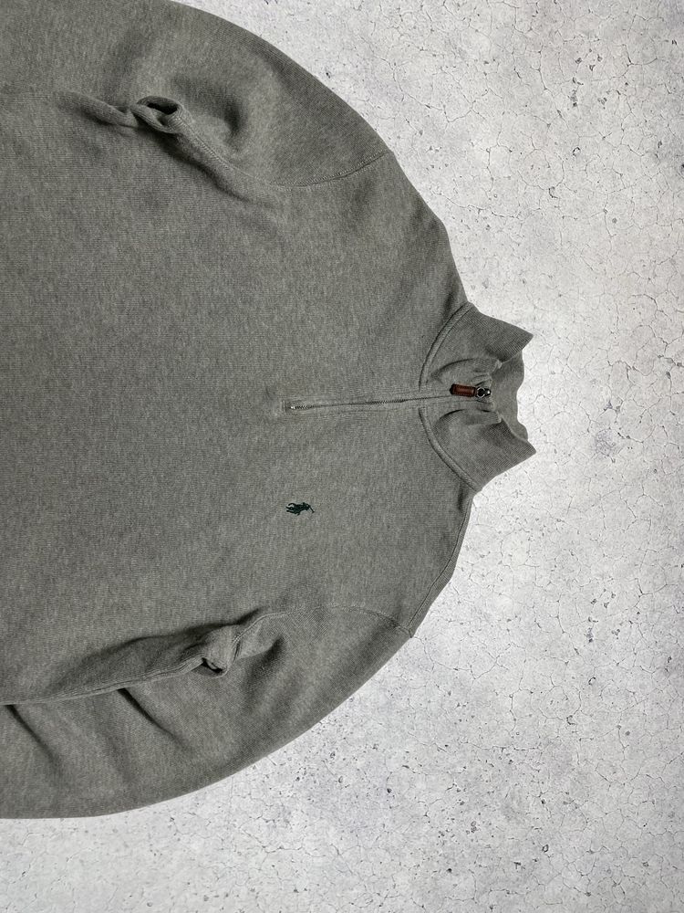 Мужская Кофта Свитер 1/4 Зип Polo Ralph Lauren M Размер Old Money