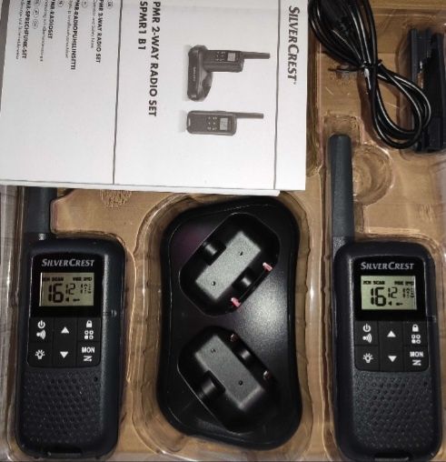 Радіостанції SilverCrest PMR 2-WAY RADIO SET, SPMR 1 B1