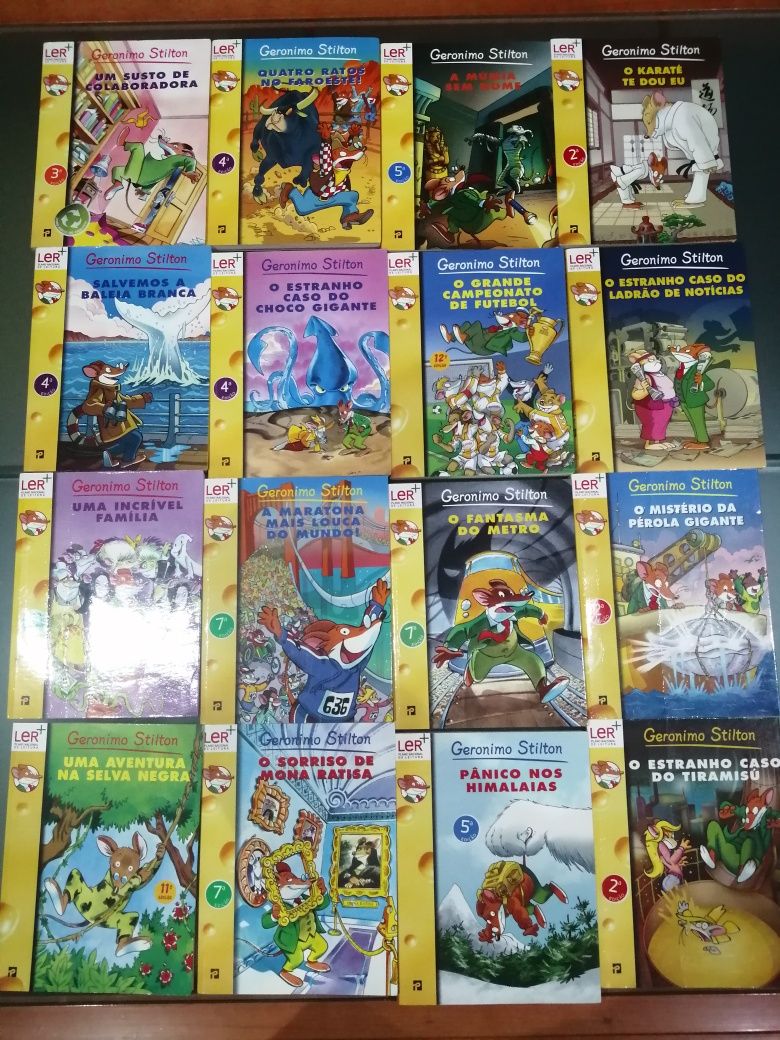 Livros Gerônimo Stilton