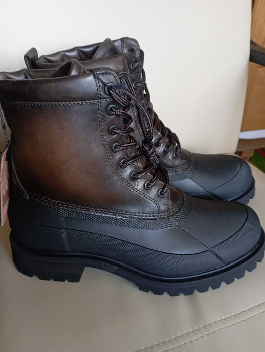 Чоловічі черевики frye alaska lace up stone