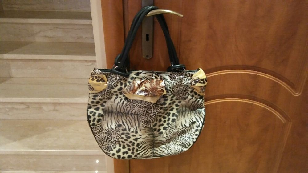 Torba torebka shopperka Aldo panterka 42x30 Usa