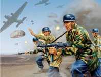 Modelismo, figuras, Paraquedistas Alemães, Airfix,  escala 1:32