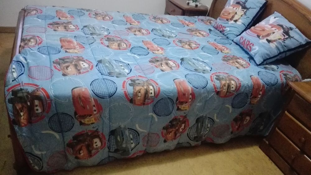 Edredom cama casal Cars