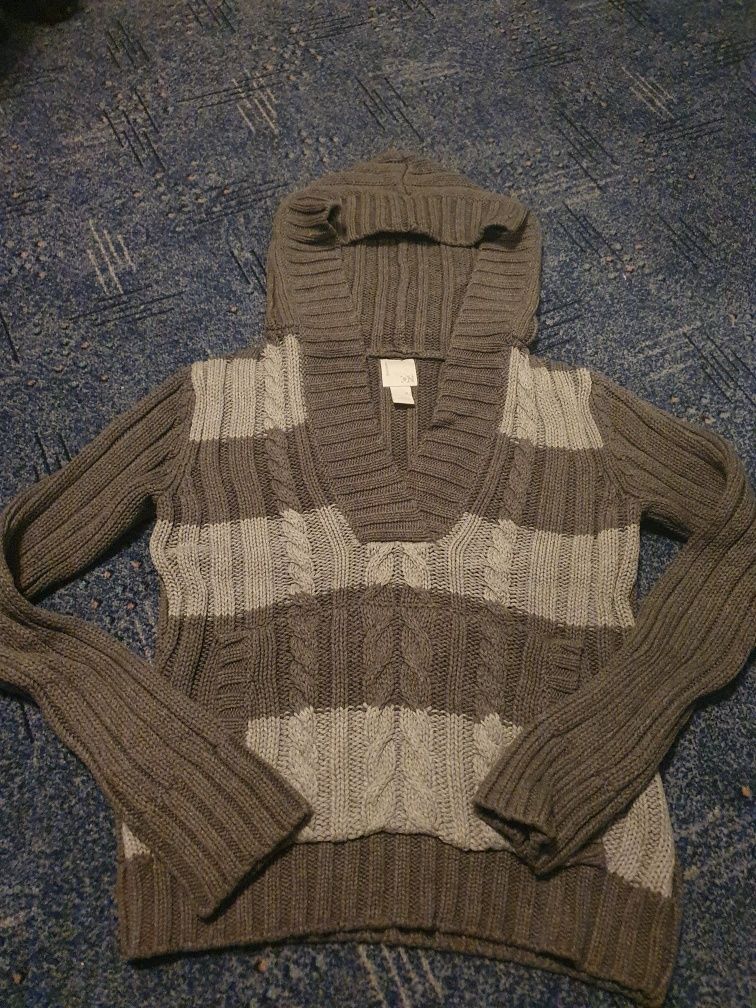 Śliczny sweter warkocze OLD NAVY Roz 10/12 lat XL