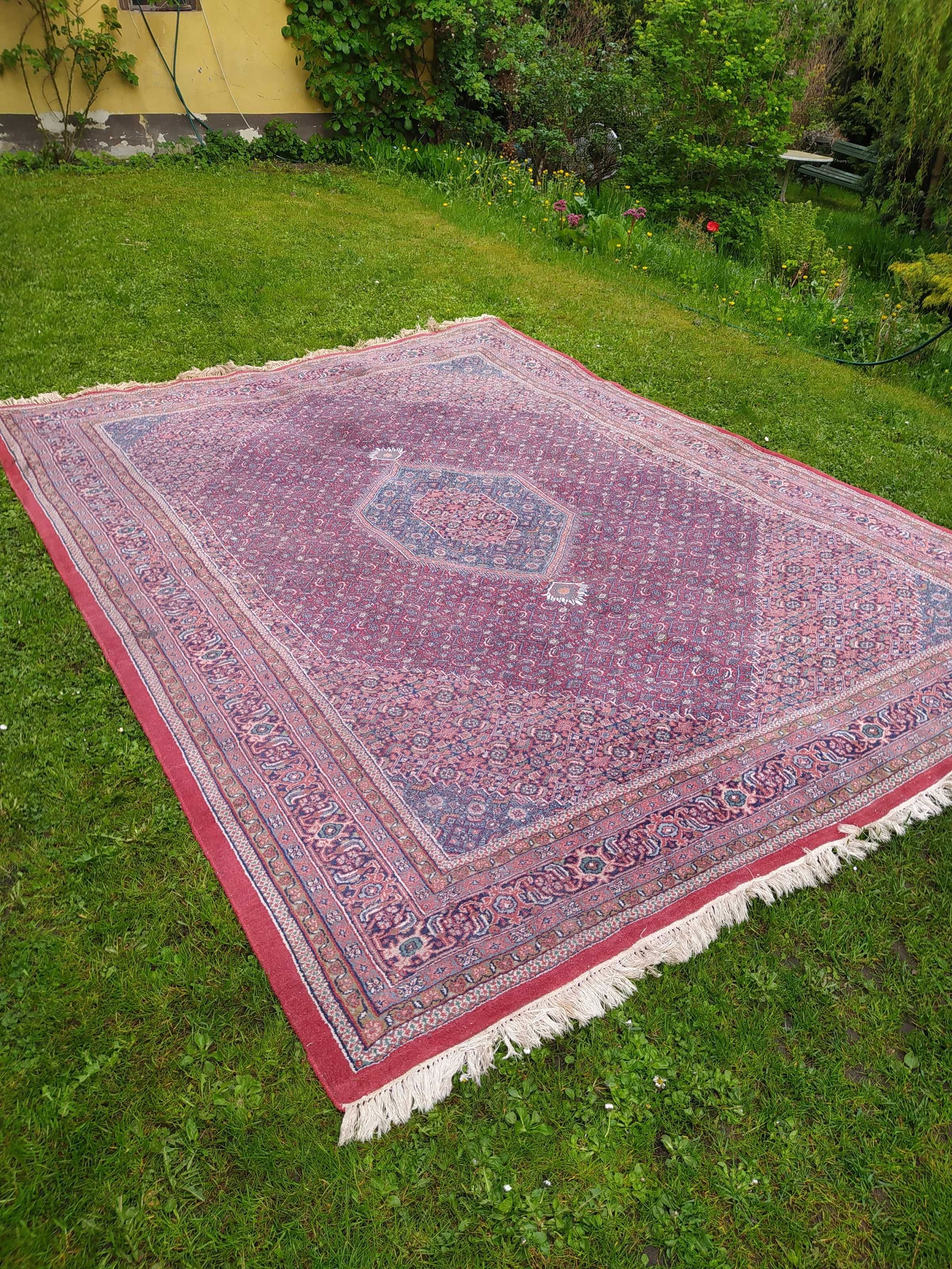 Stary ręczny dywan perski 3,60 m długość x 2,60 m szerokość