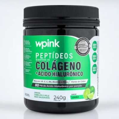 Colagénio  Suplemento Sabor Limão – Wepink - Produto Brasileiro