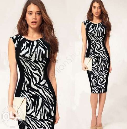 Sukienka damska zebra roz. 38