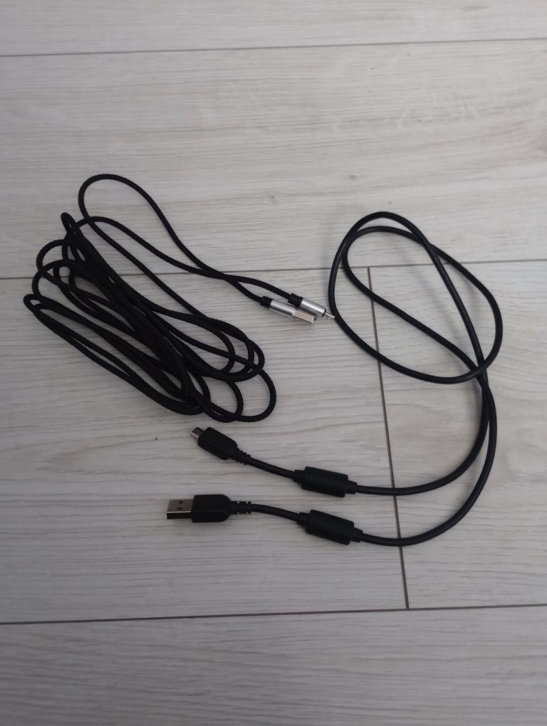 2 x Kable micro USB 3 m + 1 m