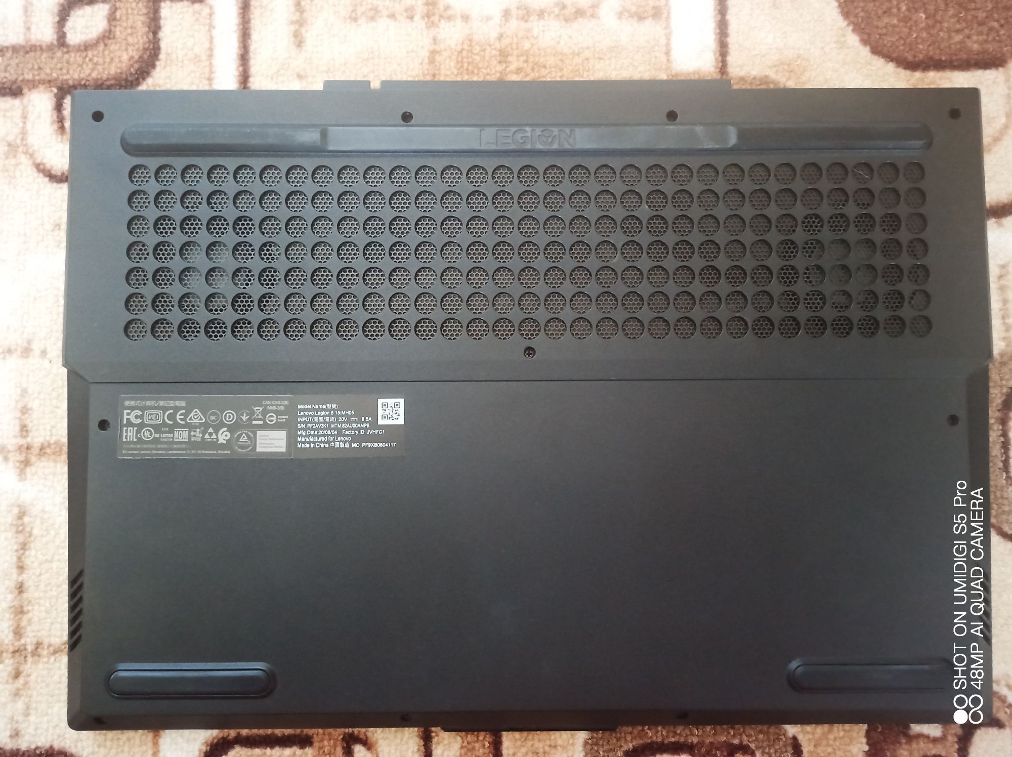 Lenovo Legion 5 15IMH05
