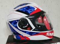 Capacete Integral SMK twister white ( XL )( NOVO )