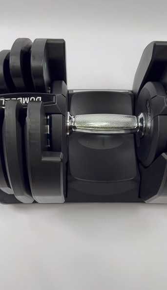 гантеля регульована вага до 40 кг на підставці 17 в 1 гантелі розбірні