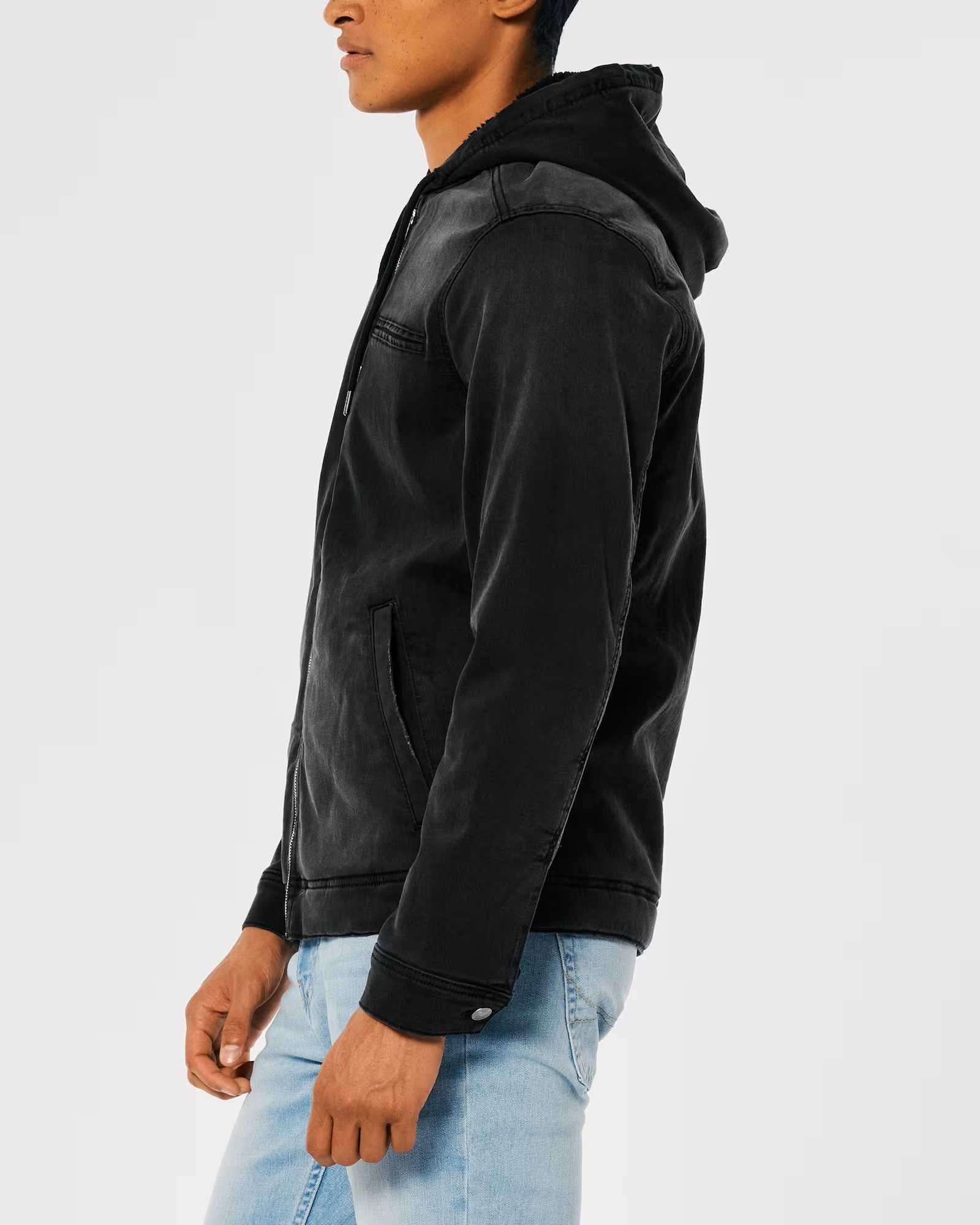 Куртка Hollister Abercrombie & Fitch на подкладке из шерпы (L,XL,XXL)