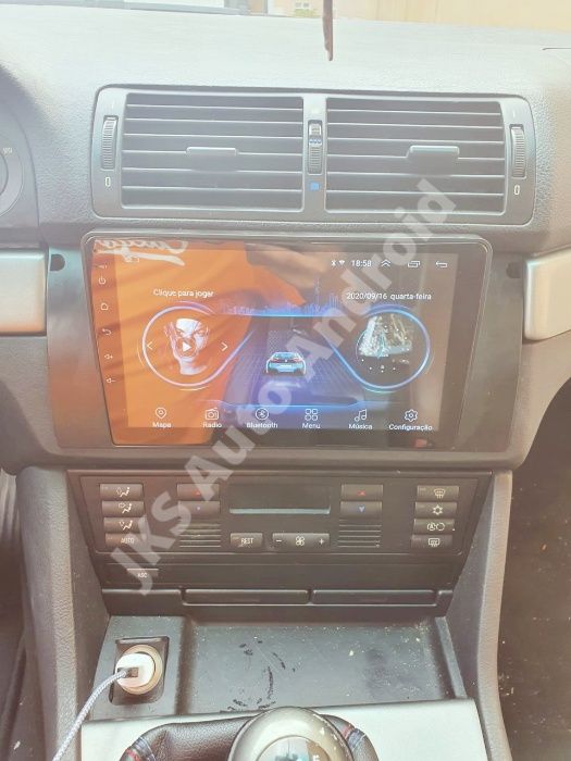 AutoRadio P/ BMW E39 X5 E53 - Android 11 -16/32/64Gb+Câmera/GPS_ Wif