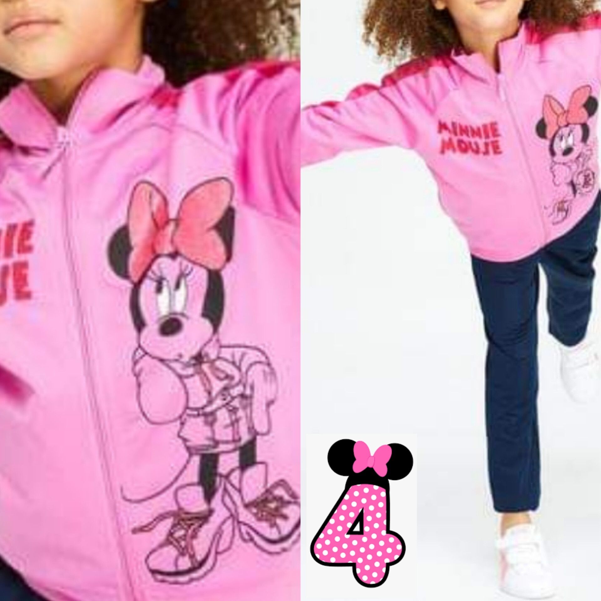 Fato de Treino "MINNIE MOUSE" - 4 anos (Novo)