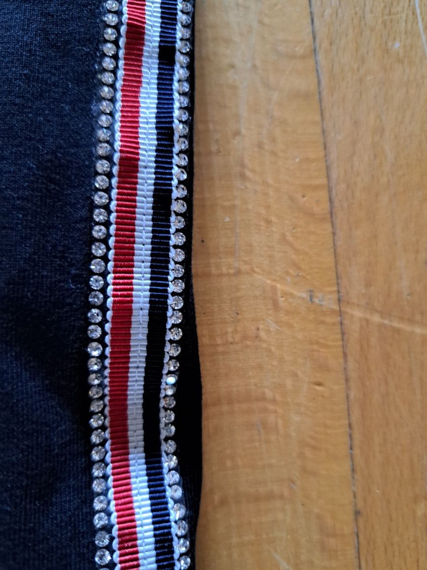 Legginsy getry dziewczece rozm.152/158 + bluzeczka GRATIS
