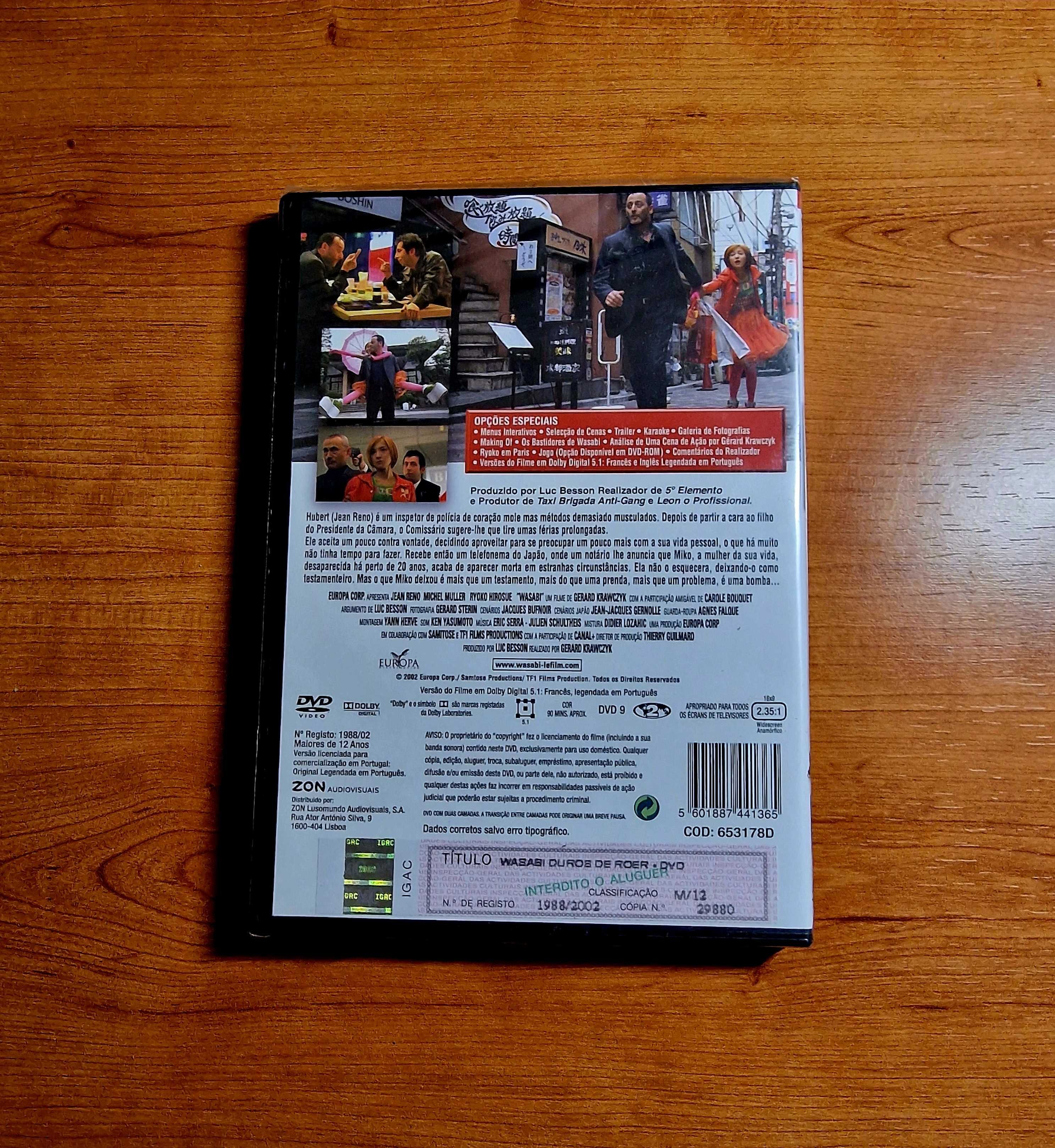 WASABI - Duros de Roer (Jean Reno/Michel Muller/Ryoko Hirosue) NOVO