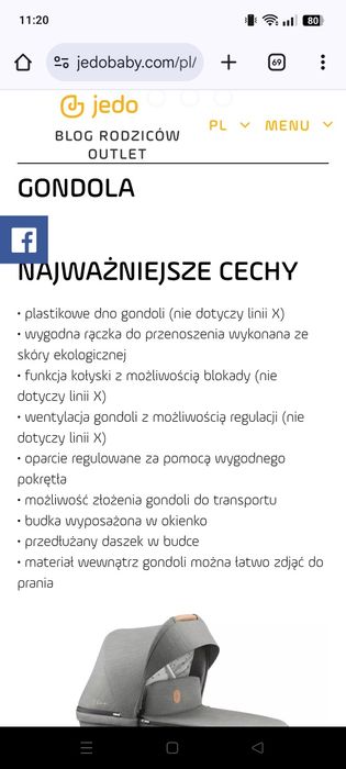 Sprzedam wózek 3w1 Jedo Koda +Fotelik samochodowy