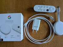 Google Chromecast 4K zestaw multimedialny