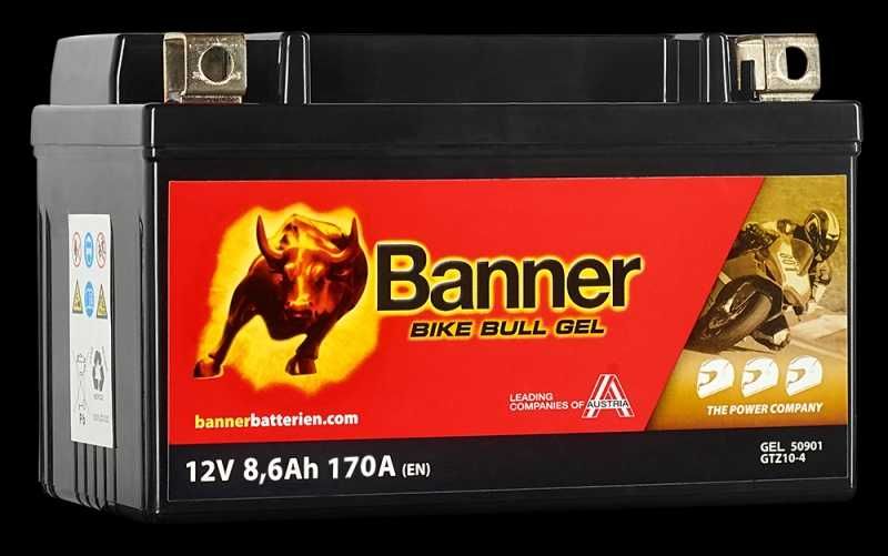 Akumulator Banner 8,6AH BGTZ10-S yamaha mt-07 motocyklowy