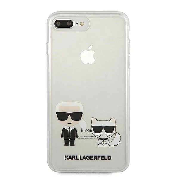 Etui Karl Lagerfeld Karl & Choupette na iPhone 7 / 8 Plus - przezroczy