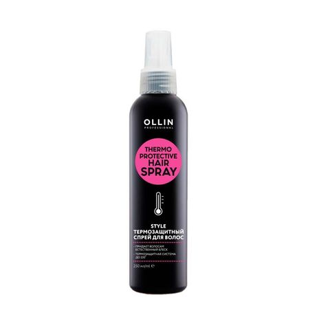Термозахисний спрей для випрямлення волосся OLLIN Professional 250мл