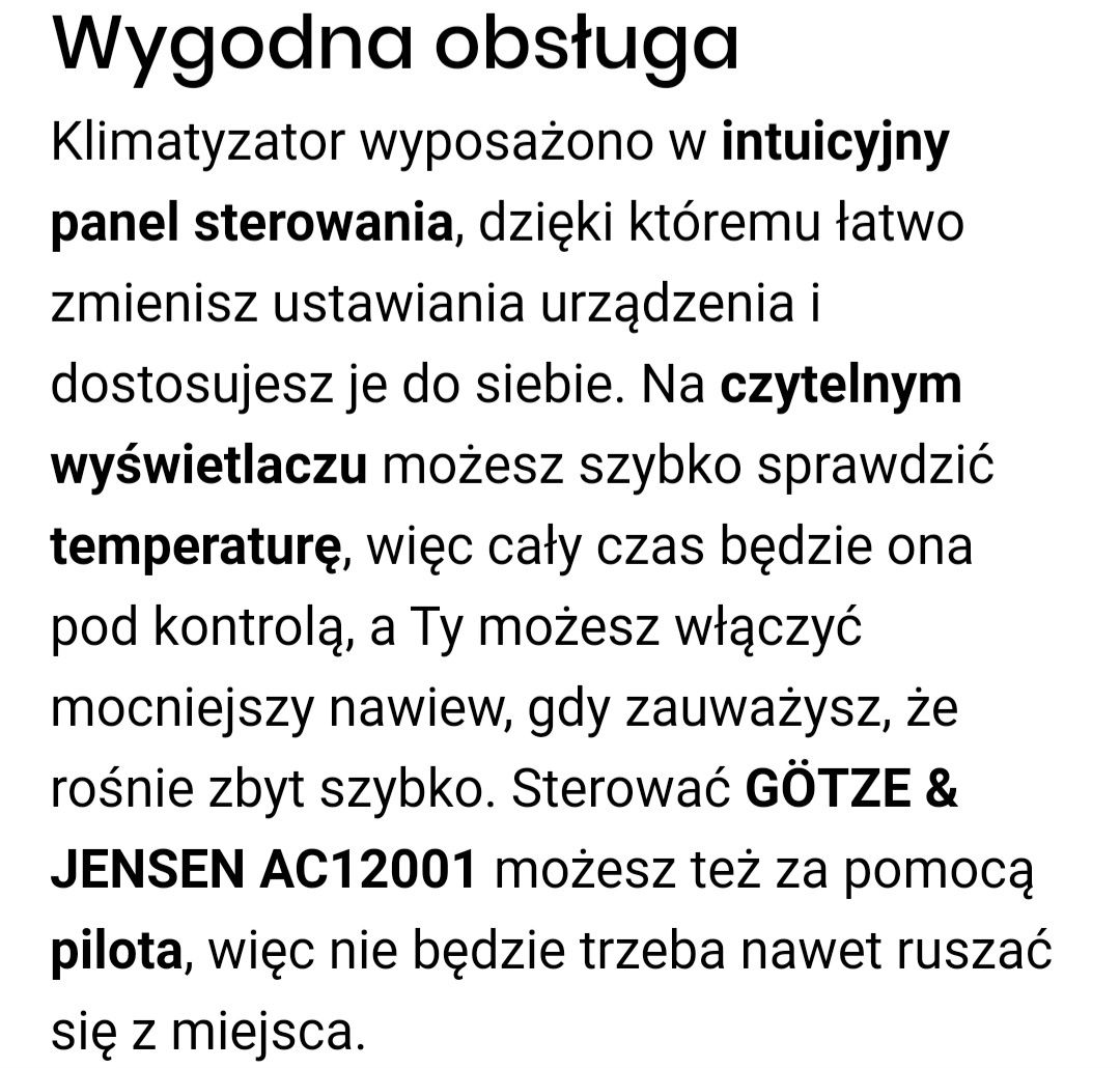 Klimatyzator osuszacz powietrza