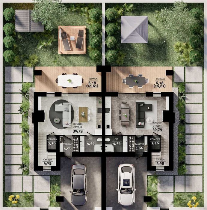 Стильний дуплекс в КМ "Family Park Residence".РОЗТЕРМІНУВАННЯ без % 5р