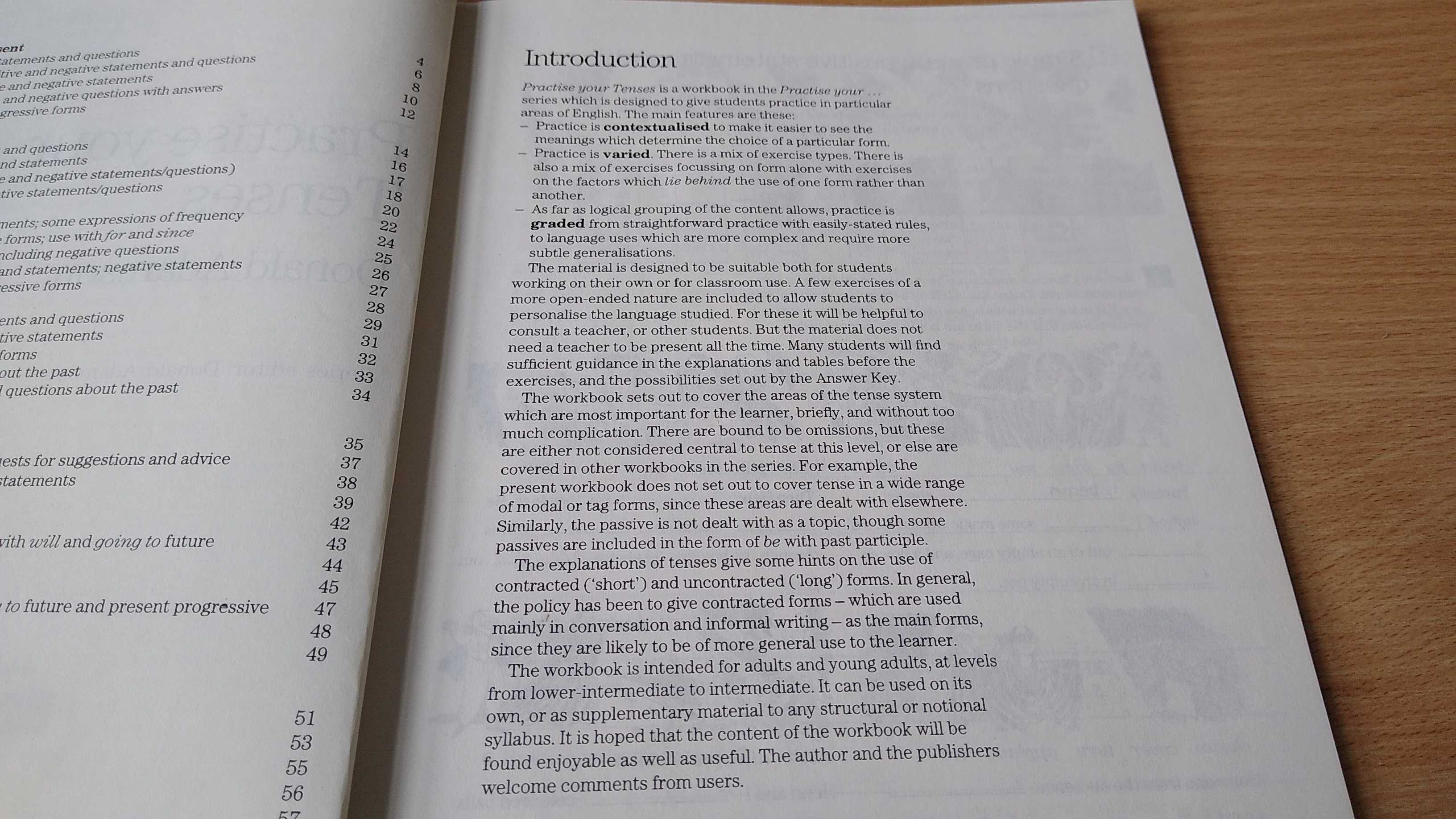 Practise your tenses / Donald Adamson Longman