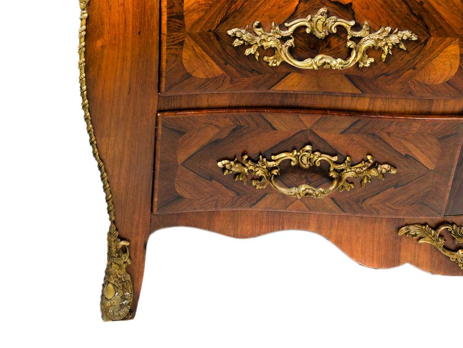 Cómoda Pau Santo Luís XV, Tampo Mármore, Século XIX