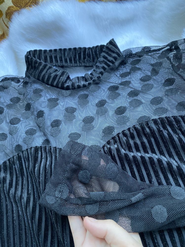 Shein кофта с сеточкой