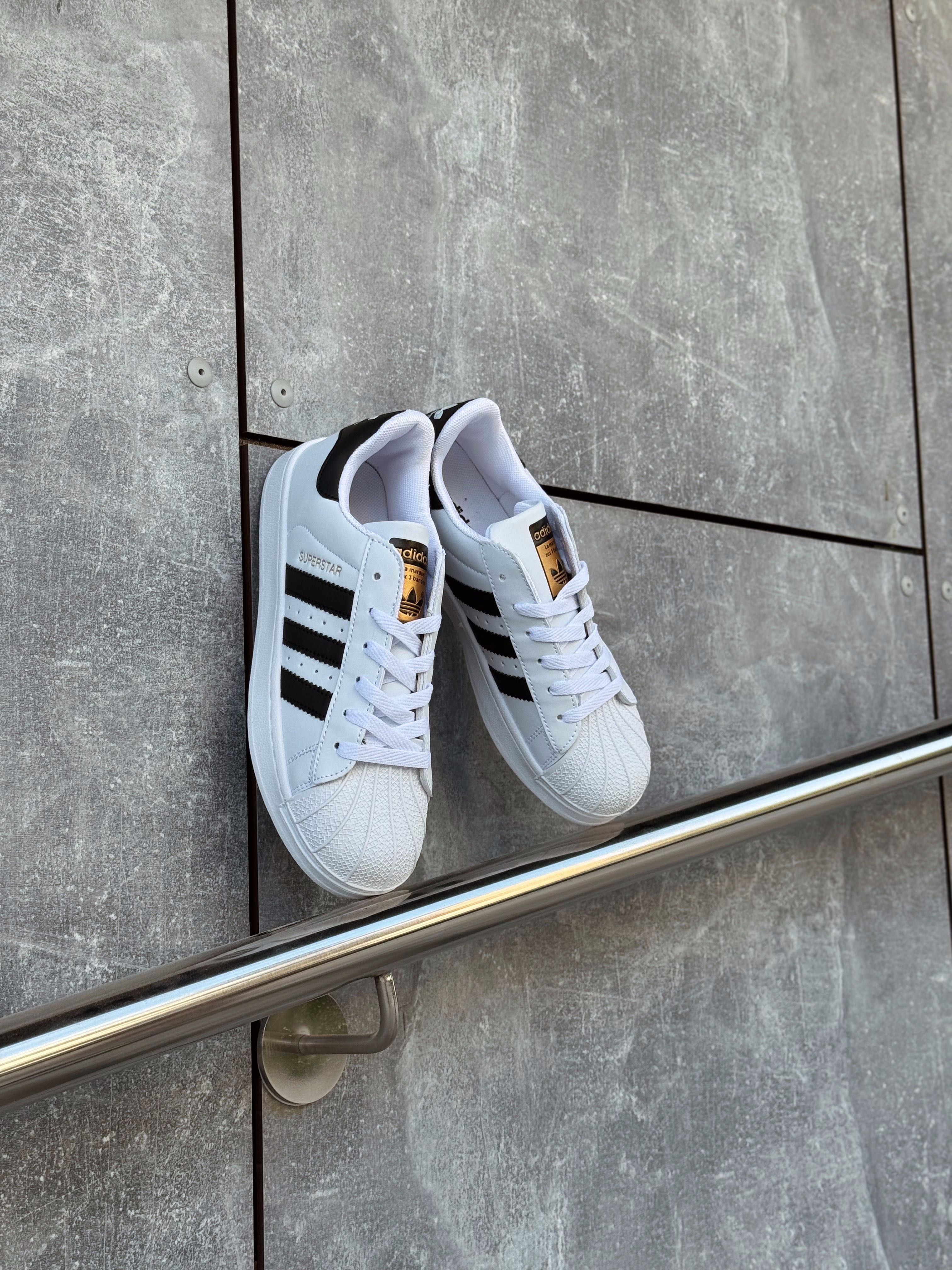 АКЦІЙНА ЦІНА! Кросівки Адідас СУПЕРСТАР БІЛІ Adidas Superstar Адидас