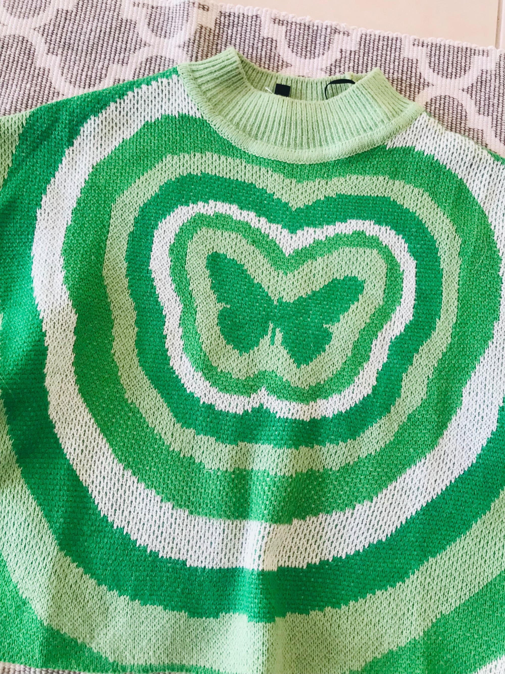 Sweter  zielony xs hm