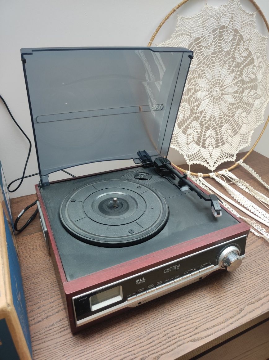 Gramofon camry brązowy