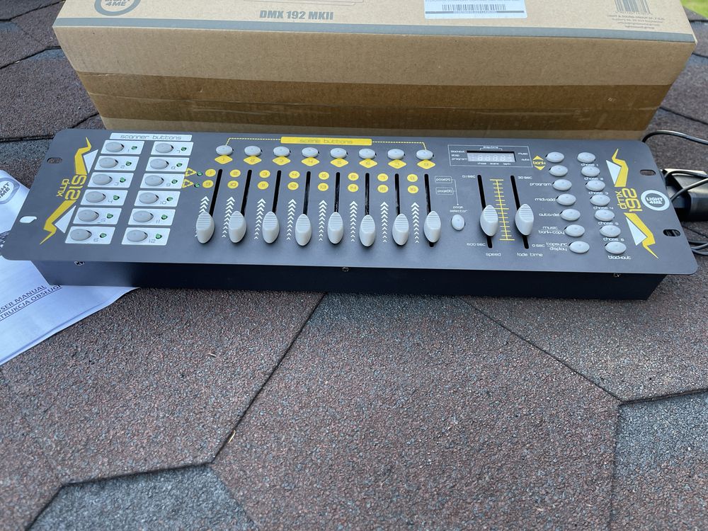 Sterownik DMX LIGHT4ME DMX 192 MKII, kontroler DMX, oświetlenie
