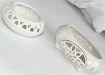 Porcelanowe puzderka PRL