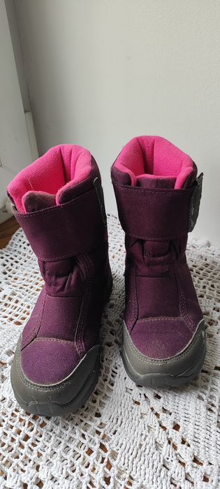 Quechua buty zimowe śniegowce kozaki dziecięce wodoodporne rozmiar  26