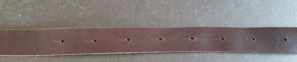 Pas skórzany harcerski brązowy