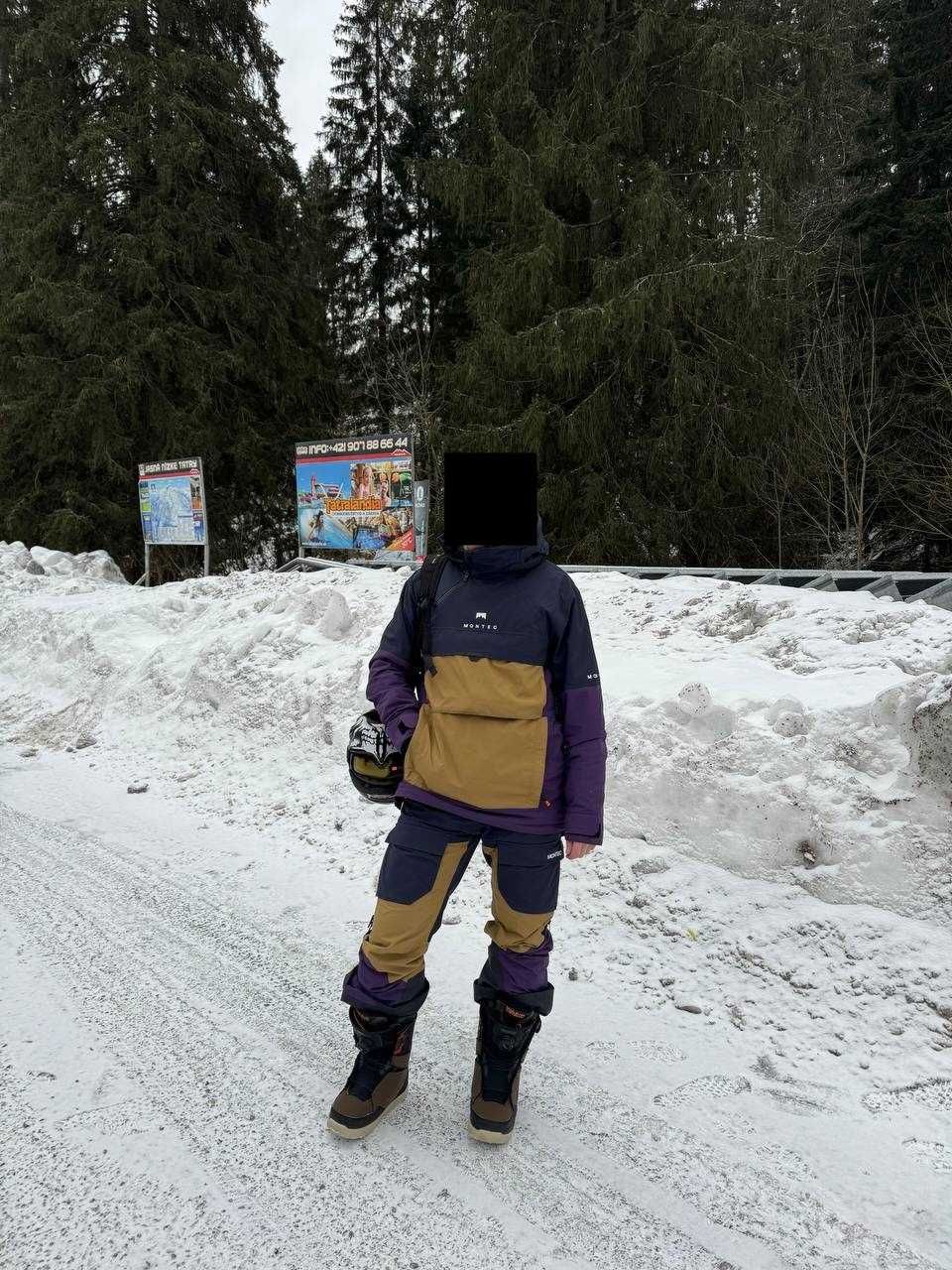 Strój narciarski Montec M – kurtka Dune + spodnie Fawk, stan dobry