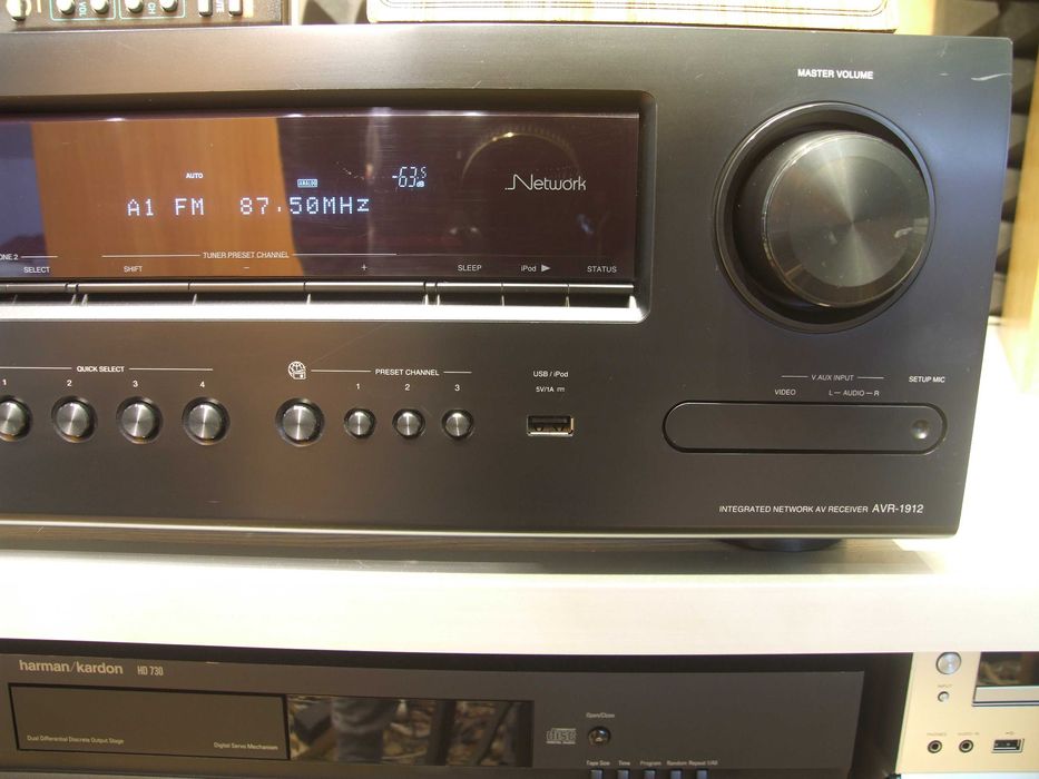 AV ресівер 7.1 Denon AVR-1912. 7х90. Пульт. USB. AirPlay. HDMI ARC.