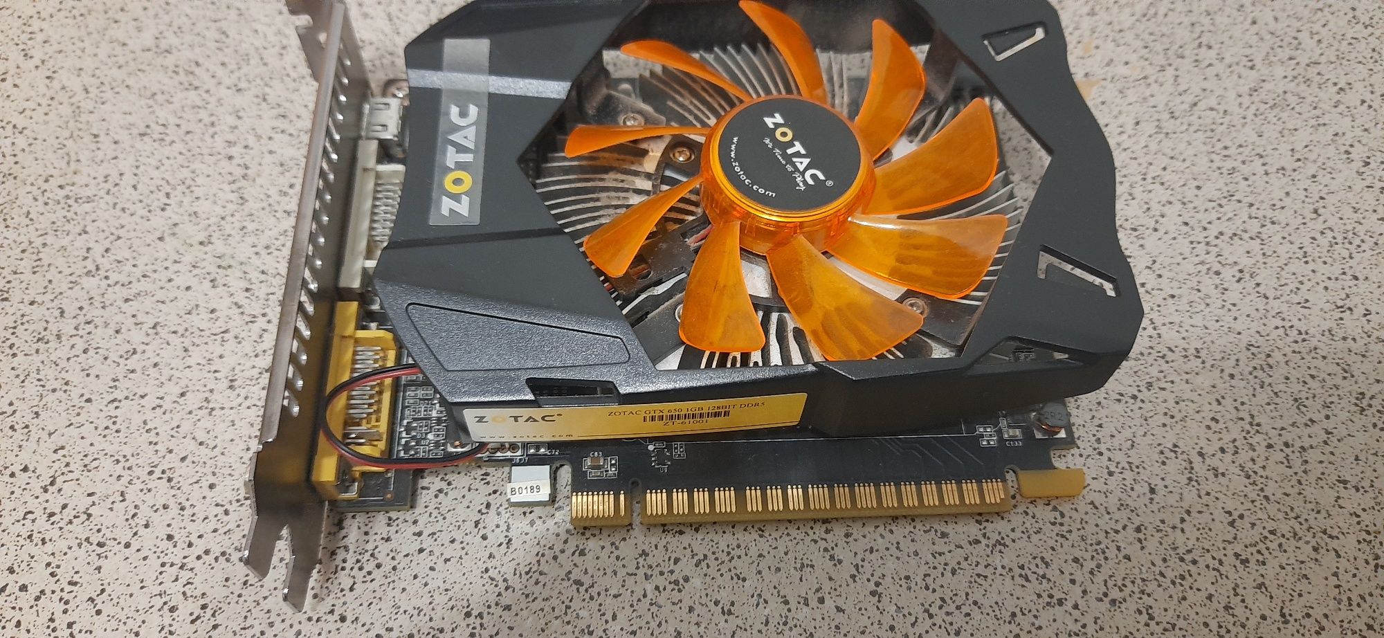 Відеокарта б/у Zotac PCI-Ex GeForce GTX 650 1GB GDDR5 128bit