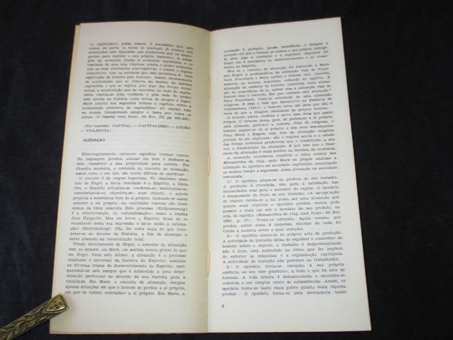 Livro Pequeno dicionário do Marxismo Pierre Masset