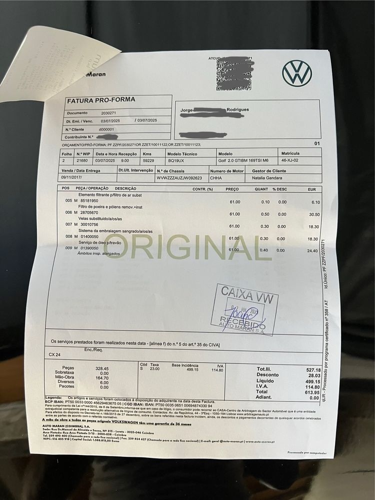 VW Golf 7.5 GTI Manual 60.000 km