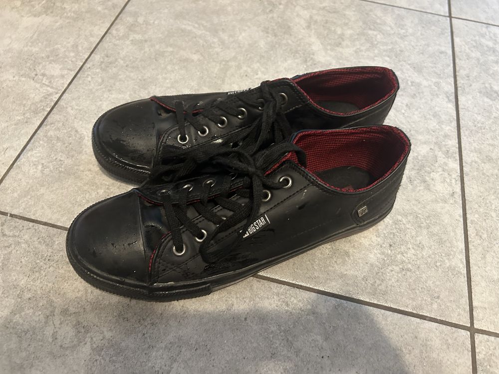 Trampki czarne BIG STAR 39 tenisowki damskie HH274268